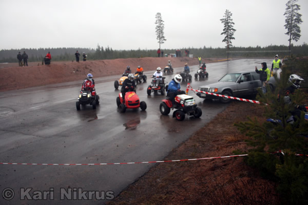 Ruohonleikkureiden 3h kest�vyysajot 05.04.2008