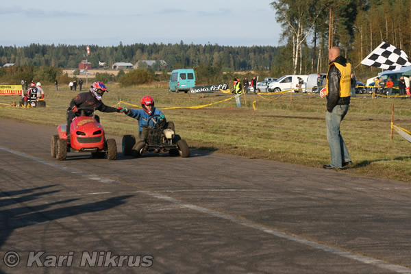 Ruohonleikkureiden 3h kest�vyysajot 13.09.2008